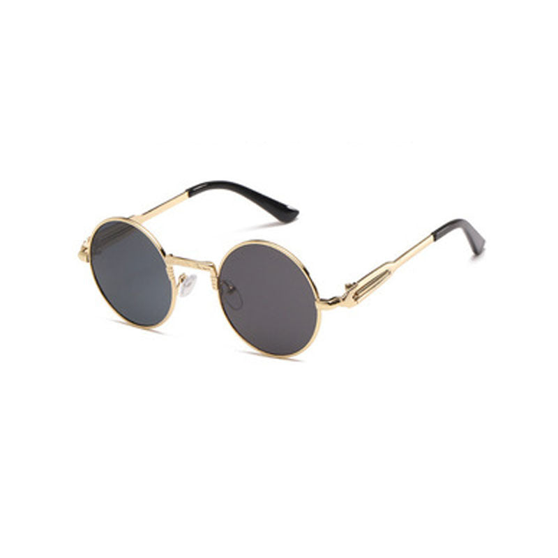 Retro Round Frame Sunglasses
