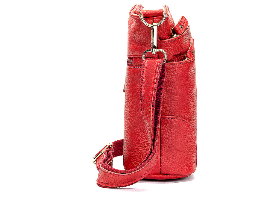 Genuine leather women's fashion bucket bag