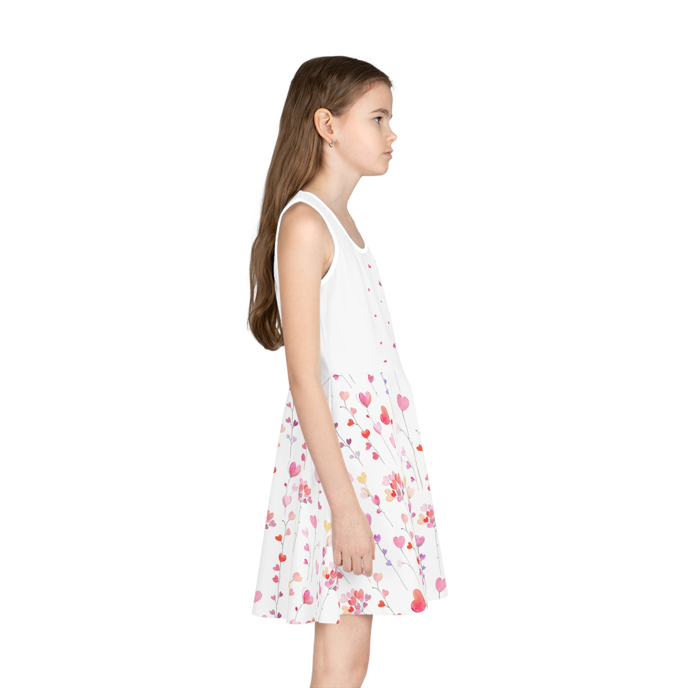Girls' Sleeveless Sundress (AOP)