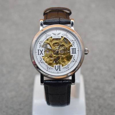 Nunos are hollow waterproof belt mechanical watch