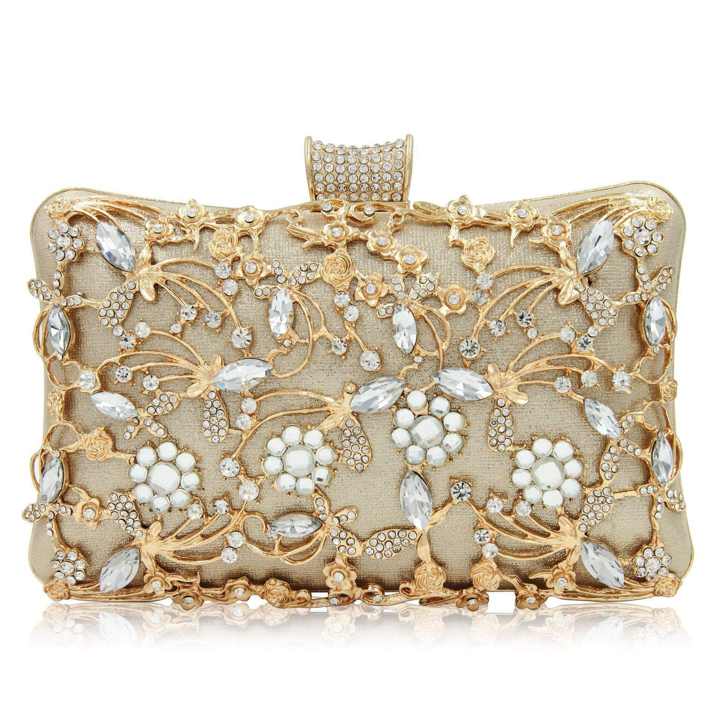 Hollow diamond cheongsam rhinestone bag clutch shoulder