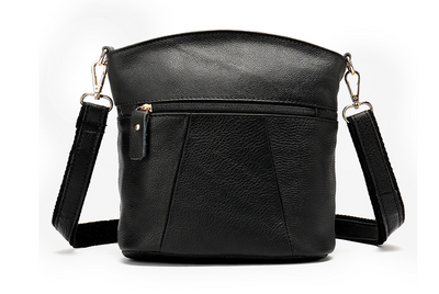 Genuine leather women's fashion bucket bag