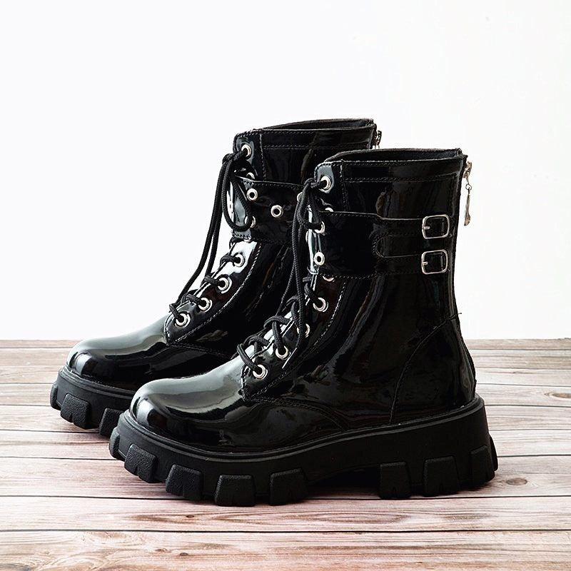 Thick-soled Martin boots women summer new