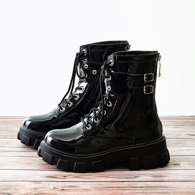 Thick-soled Martin boots women summer new