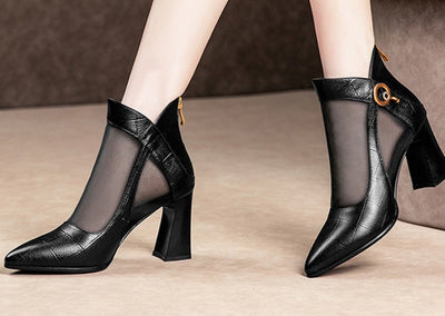 Pointed Toe Mesh Sandal
