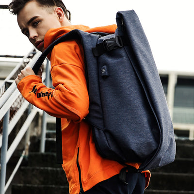 Men's Fashion Trend Backpack Riding Backpack