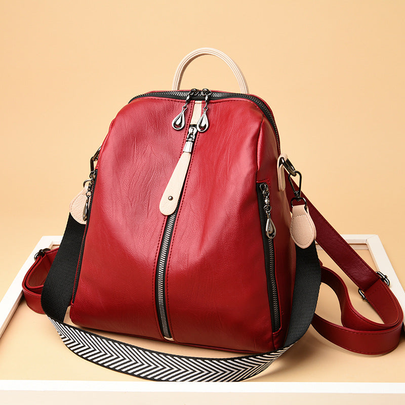 Fashion Leather Korean Style Trendy Backpack