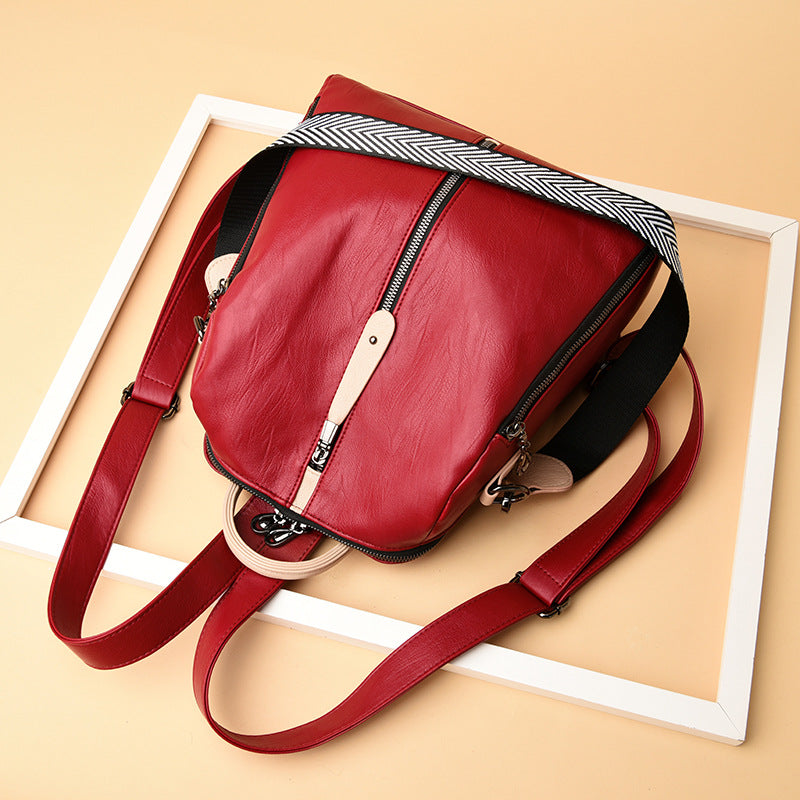 Fashion Leather Korean Style Trendy Backpack