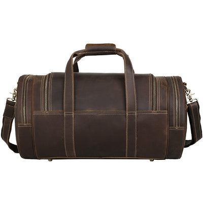 Retro Men's Leather Travel Bag