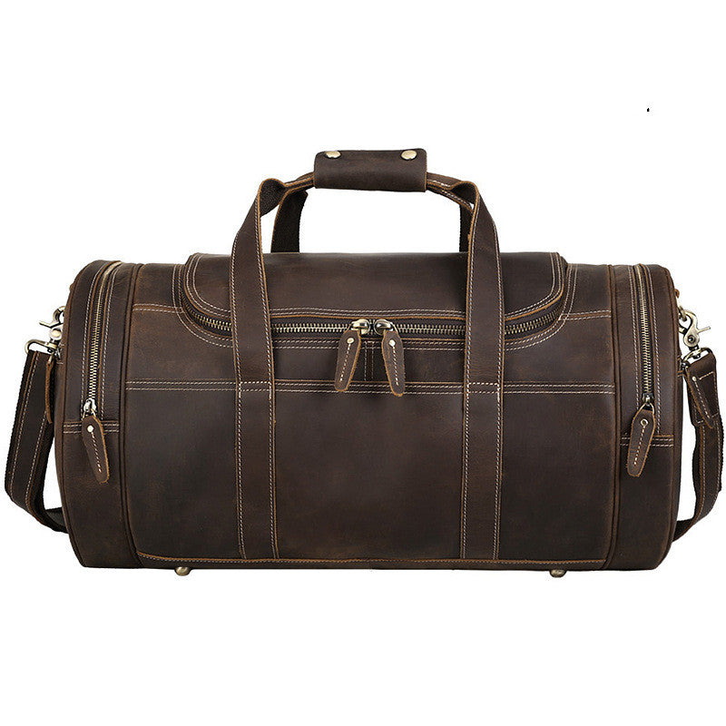 Retro Men's Leather Travel Bag