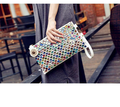 Rhinestone Clutch Bag