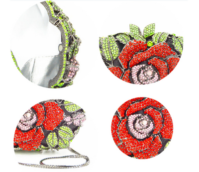 Handmade European And America Diamond Women's Clutch Bag