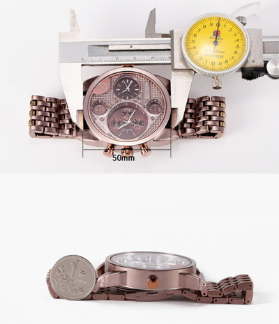 OULM's European radium imported quartz movement watch
