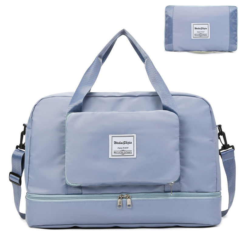 Foldable Travel Duffel Sports Gym Tote Bag Women