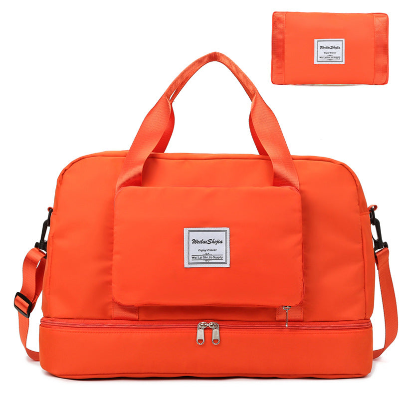 Foldable Travel Duffel Sports Gym Tote Bag Women