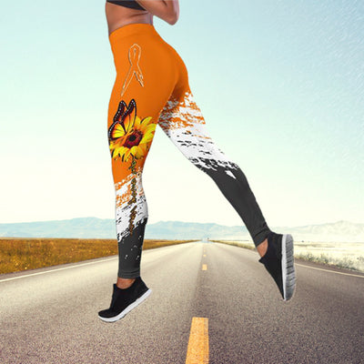 Autumn Butterfly High Waist Yoga Pants