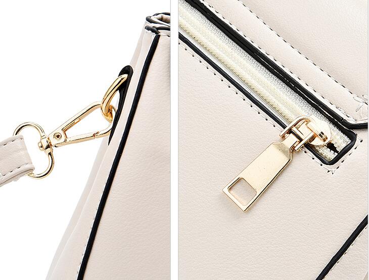 Fashionable Leather Small Square Bag