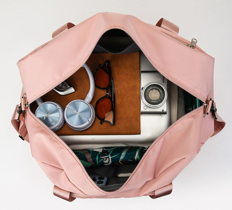 Foldable Travel Duffel Sports Gym Tote Bag Women