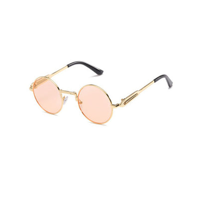 Retro Round Frame Sunglasses