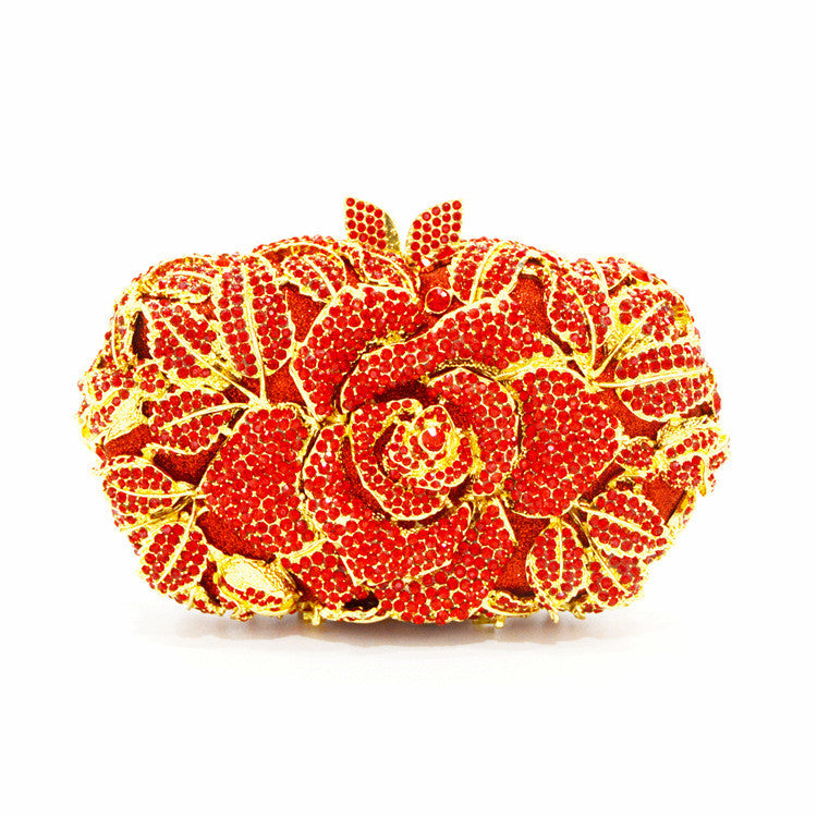Handmade European And America Diamond Women's Clutch Bag