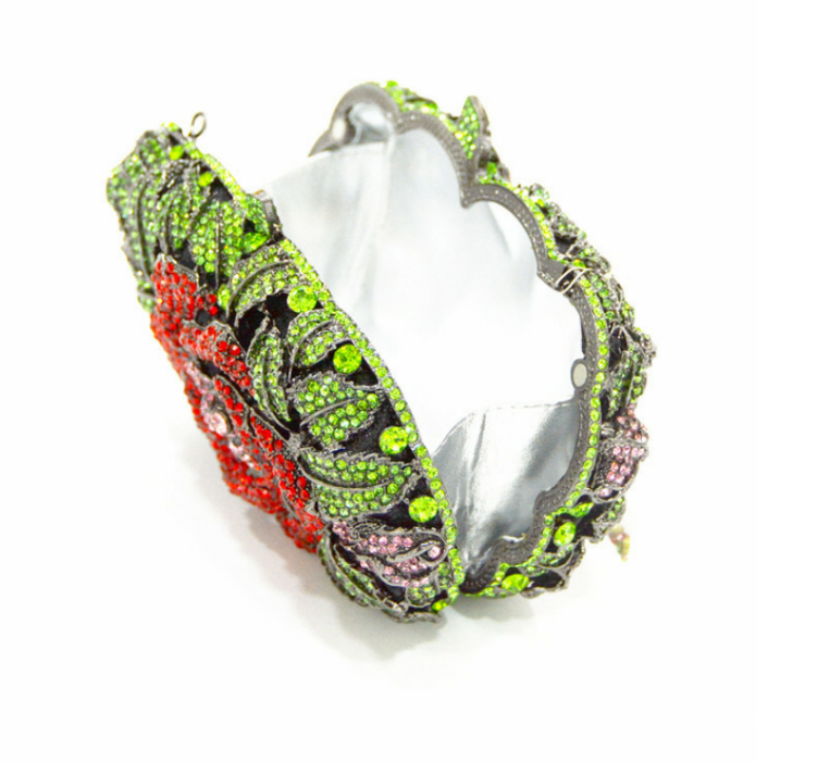 Handmade European And America Diamond Women's Clutch Bag