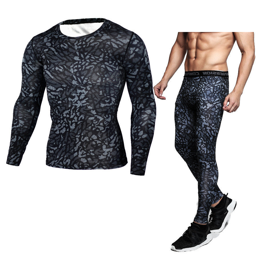 Camouflage Compression Baselayer Set Sports Compression Set