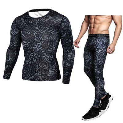Camouflage Compression Baselayer Set Sports Compression Set