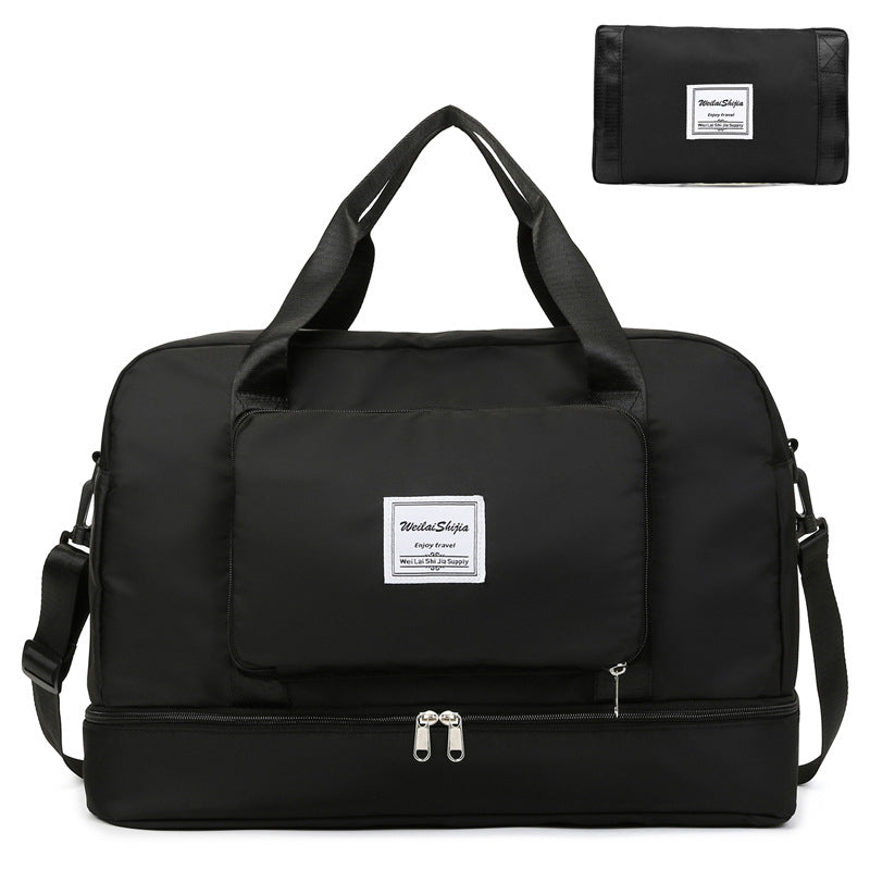 Foldable Travel Duffel Sports Gym Tote Bag Women