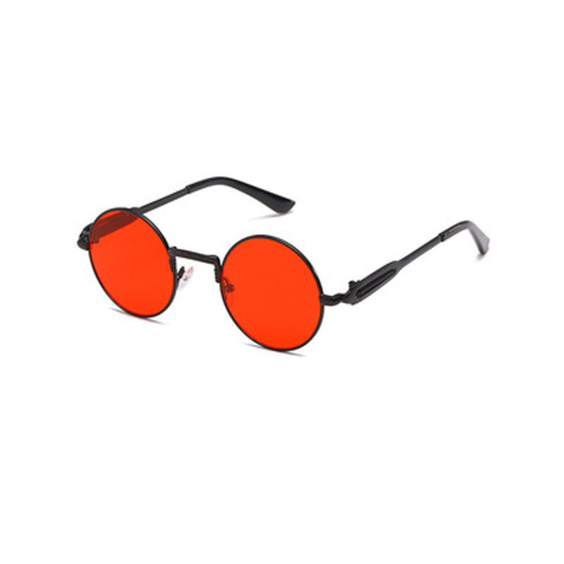 Retro Round Frame Sunglasses
