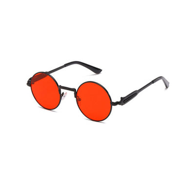 Retro Round Frame Sunglasses