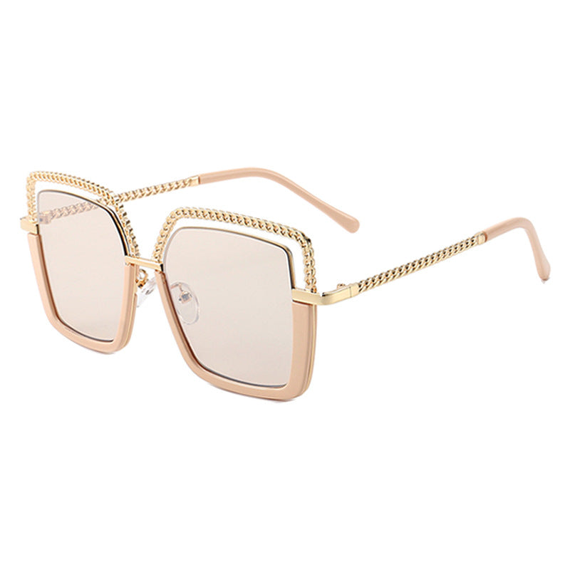 Fashion Sun Big Frame Sunglasses Trend Ladies