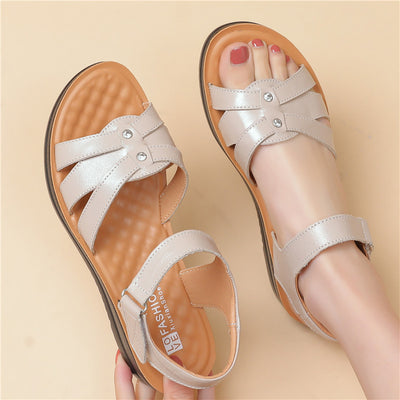 Genuine Leather Flat Non-slip Women's Shoes