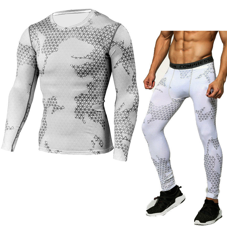 Camouflage Compression Baselayer Set Sports Compression Set