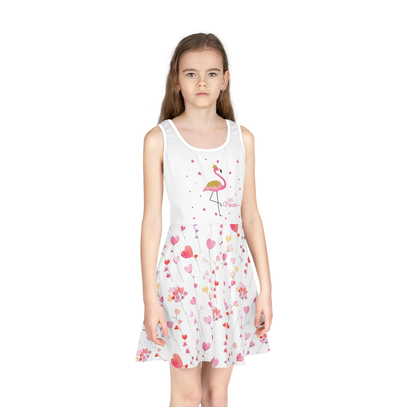 Girls' Sleeveless Sundress (AOP)