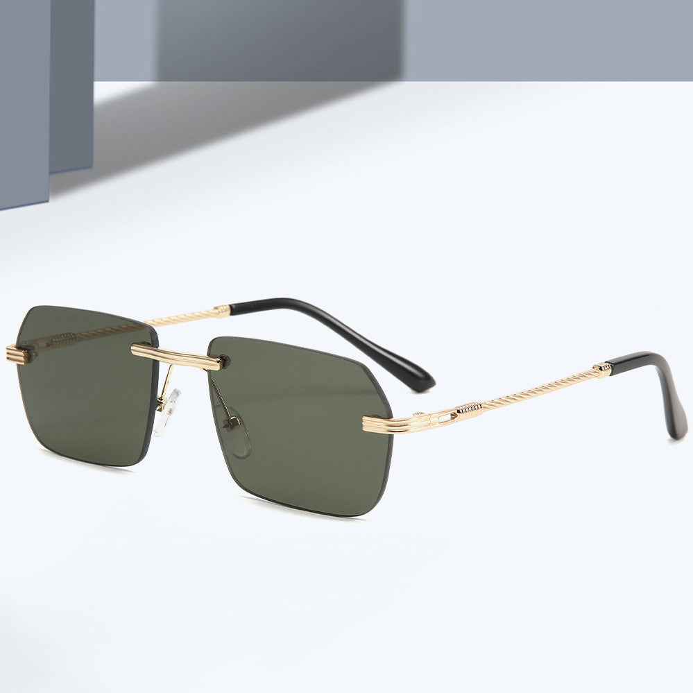 Rimless Sunglasses Thin Leg Thread For Men And Women