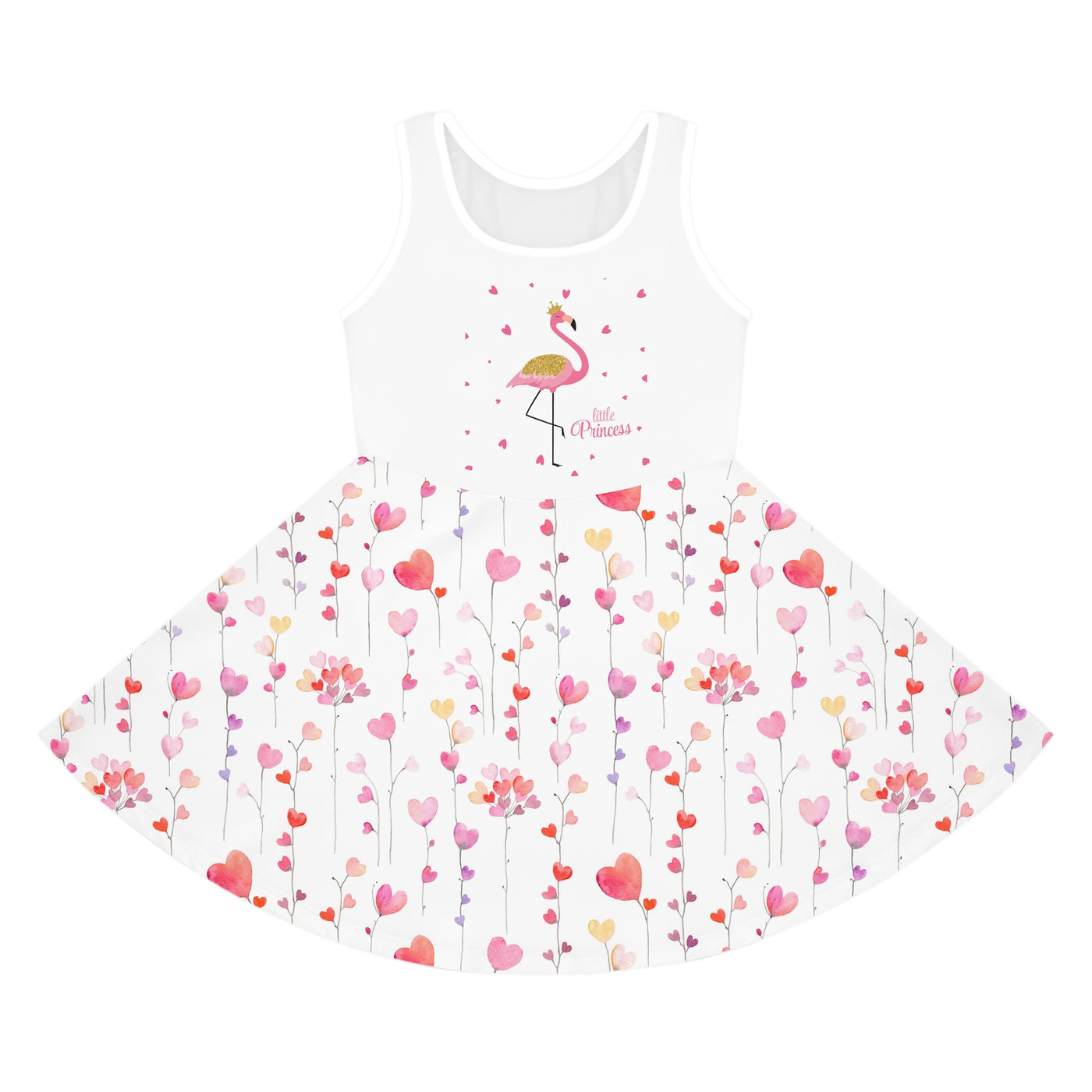 Girls' Sleeveless Sundress (AOP)