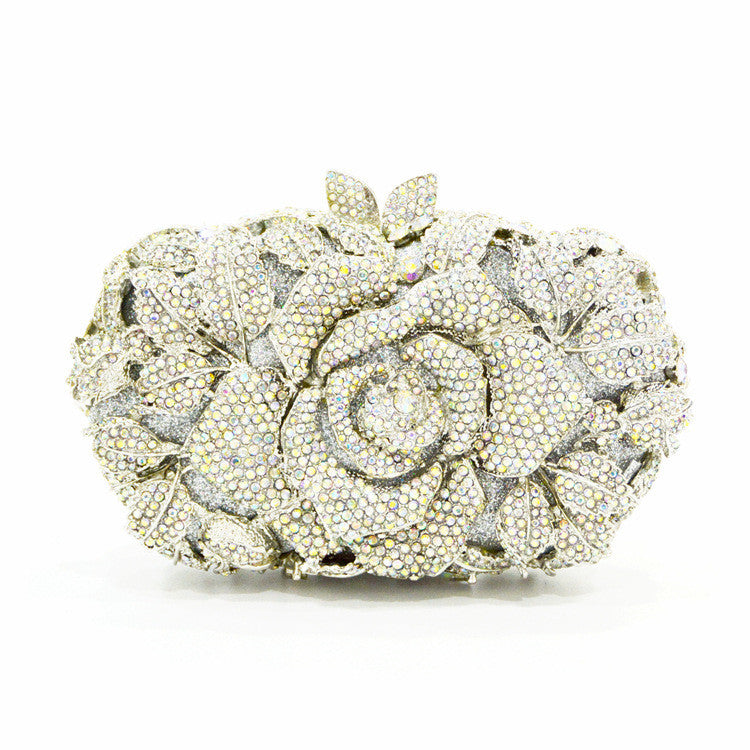 Handmade European And America Diamond Women's Clutch Bag