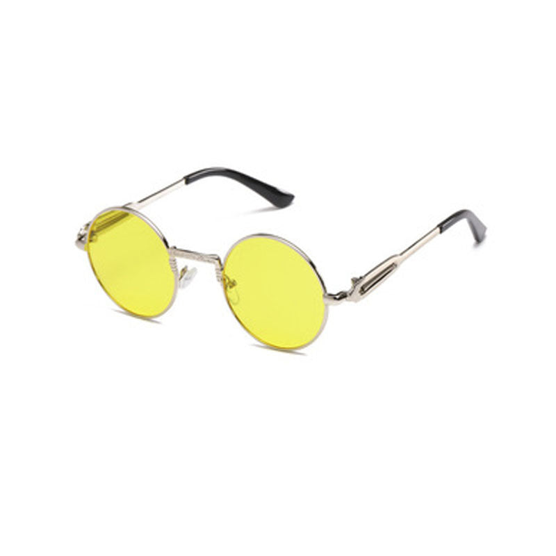 Retro Round Frame Sunglasses