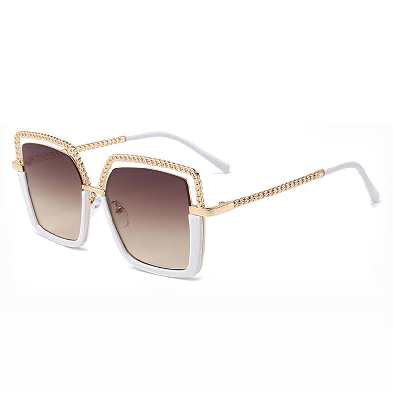 Fashion Sun Big Frame Sunglasses Trend Ladies
