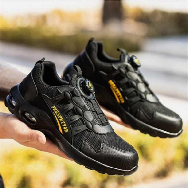 Breathable Anti-smash And Anti-puncture Safety Shoes For Men