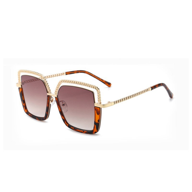 Fashion Sun Big Frame Sunglasses Trend Ladies