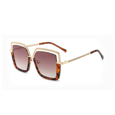 Fashion Sun Big Frame Sunglasses Trend Ladies