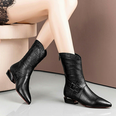 Women Winter Ladies Flat Boots