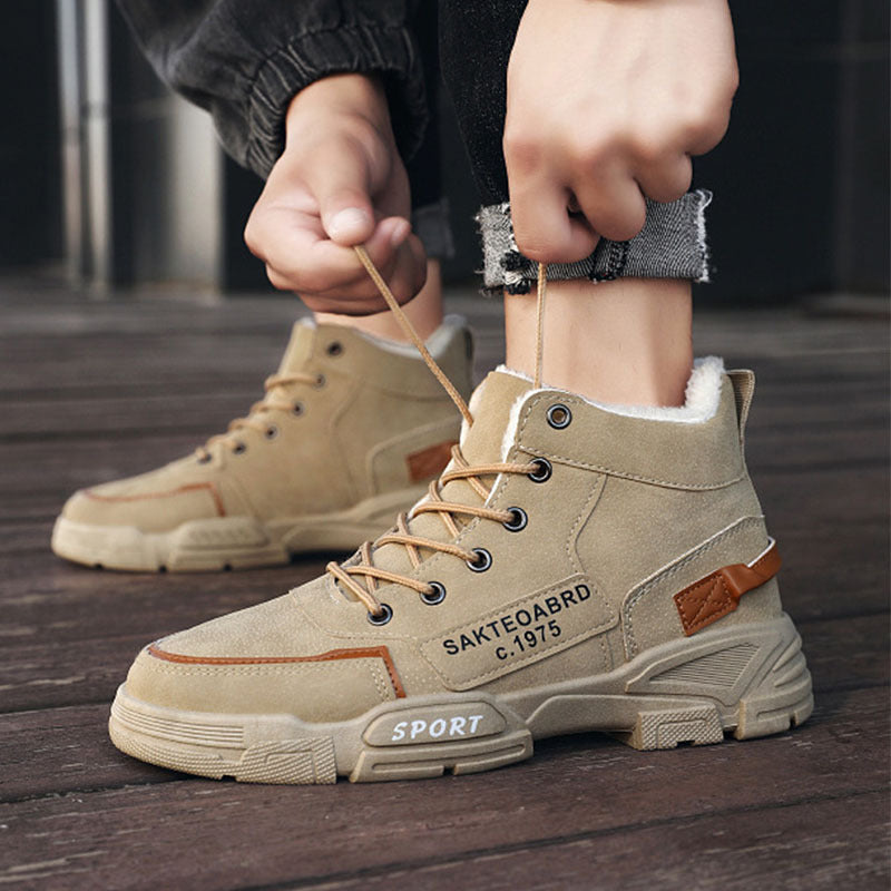 Plush Snow Boots Winter Velvet Thickened Warm Cotton Shoes