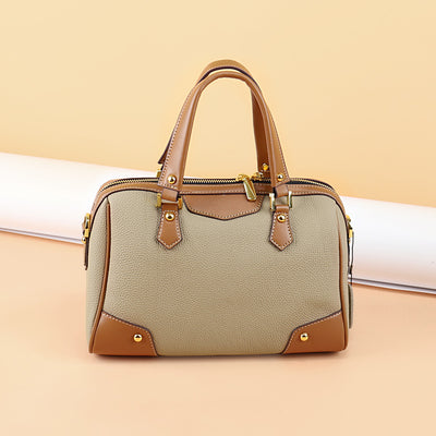 New Trendy High-end Leather Hand-held Messenger Bag