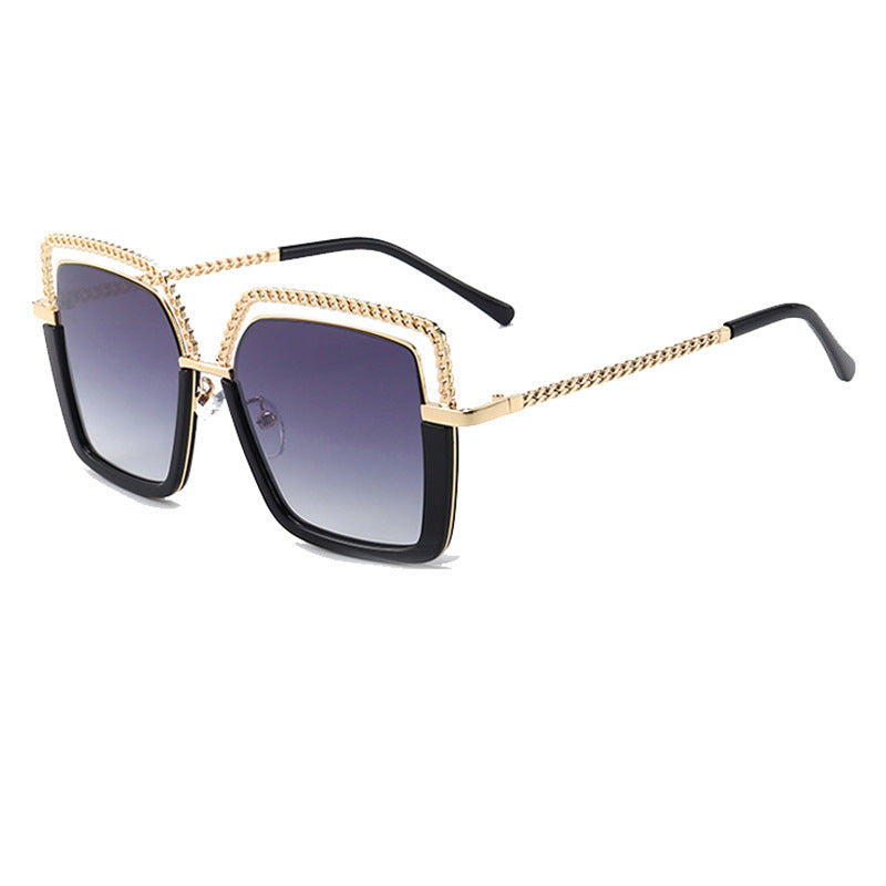 Fashion Sun Big Frame Sunglasses Trend Ladies