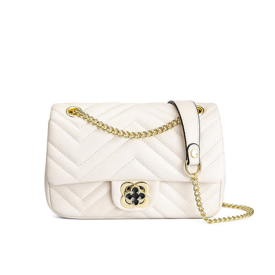 High-quality Genuine Leather Ladies Rhombus Shoulder Bag