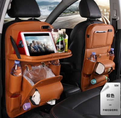 Car Storage Bag Multifunction Seat Back Tray Hanging Bag