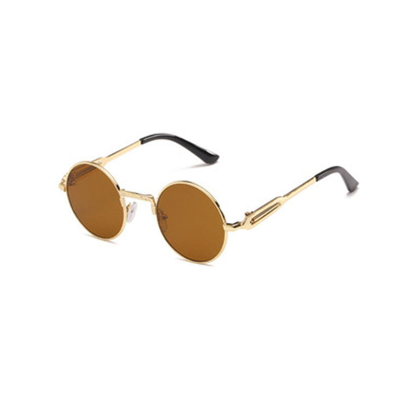 Retro Round Frame Sunglasses