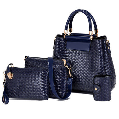 Fashion Embossed Four-piece Cover Mother Bag
